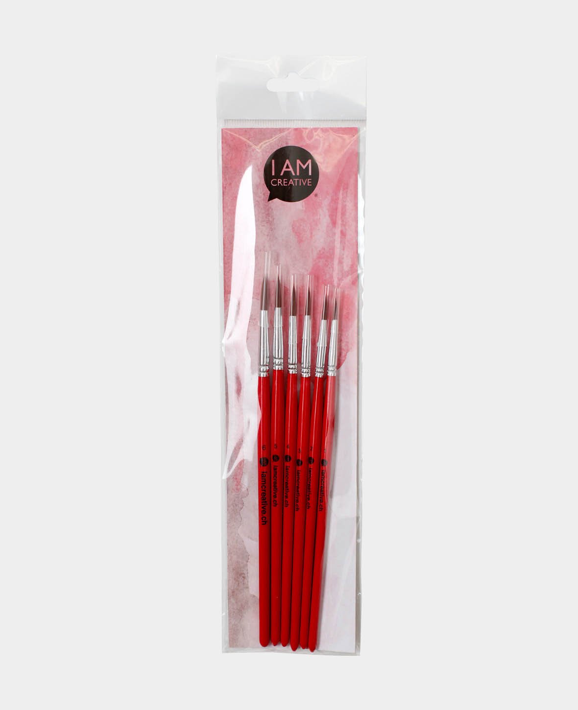 Universal Pinselset – Künstler-Set mit Rund-, Linierpinsel, 6 Stück