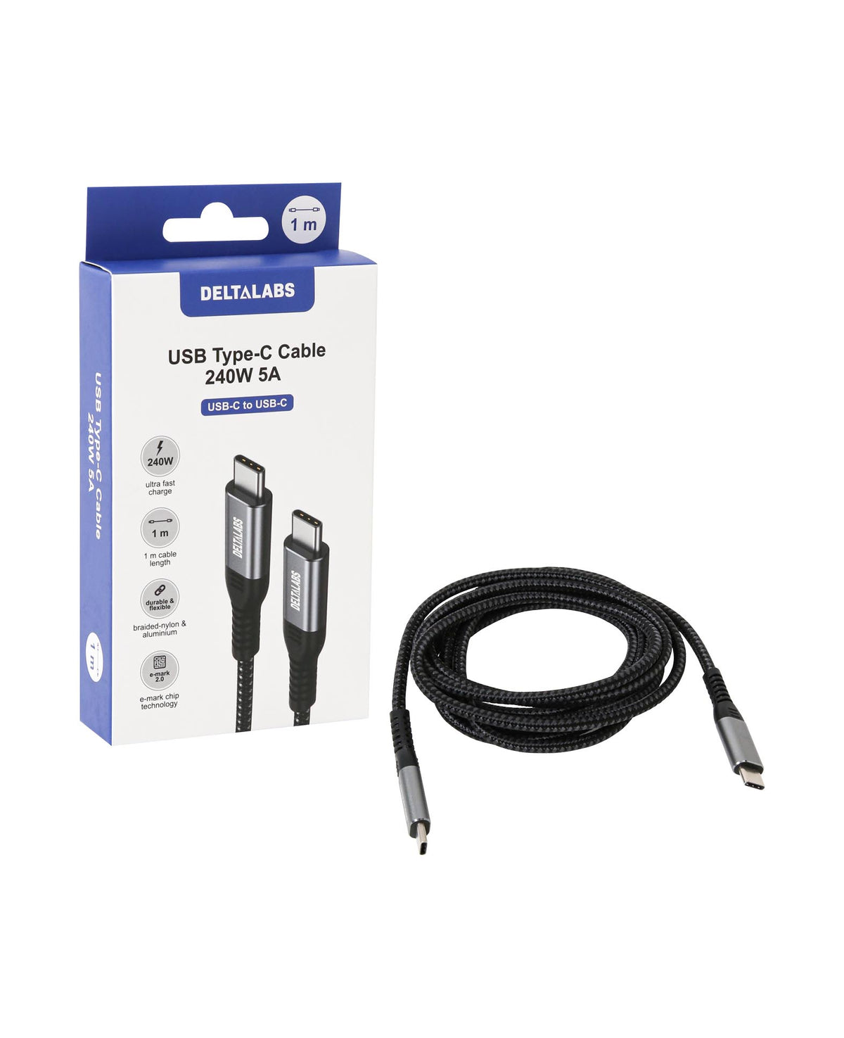 Câble USB-C 240 W, 1 m