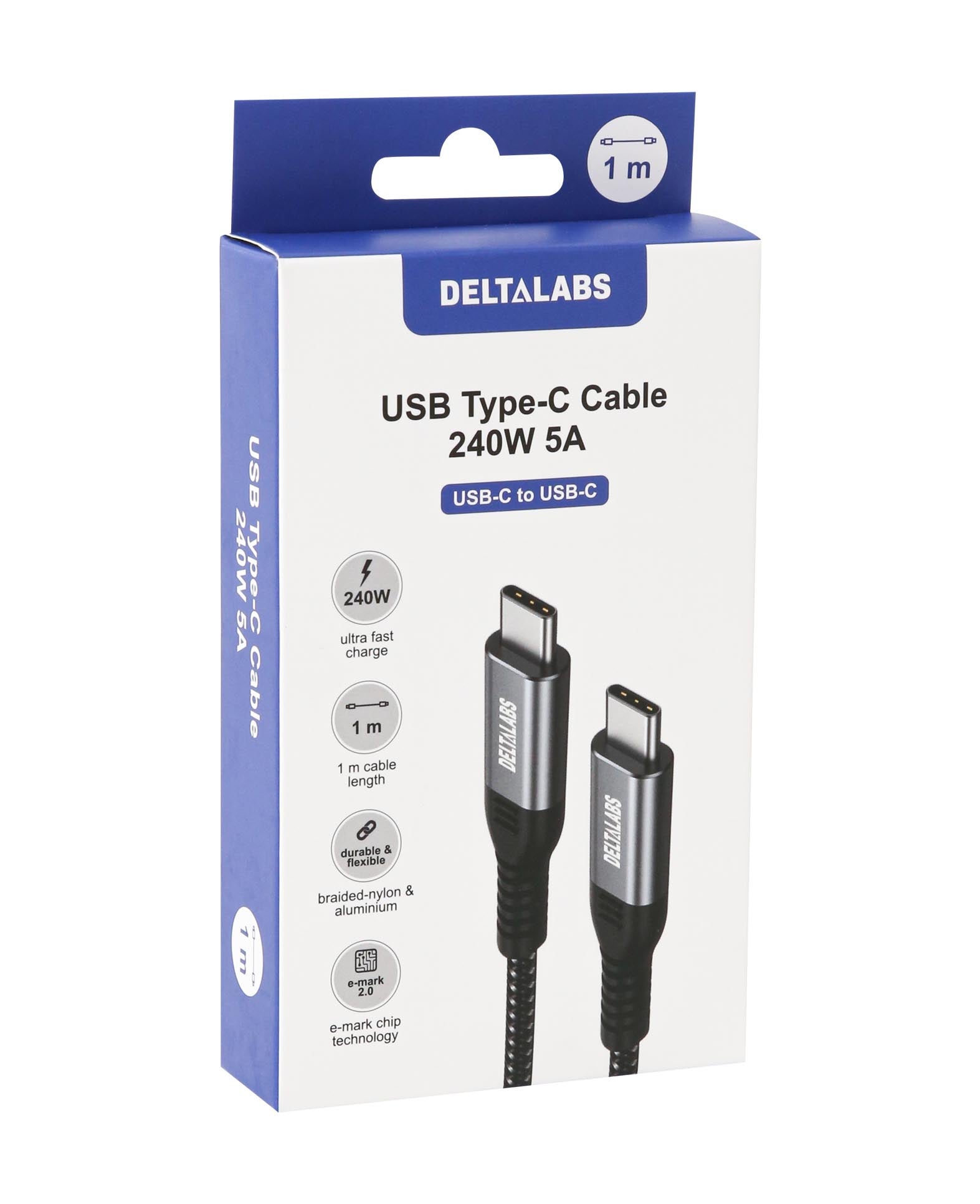 Câble USB-C 240 W, 1 m