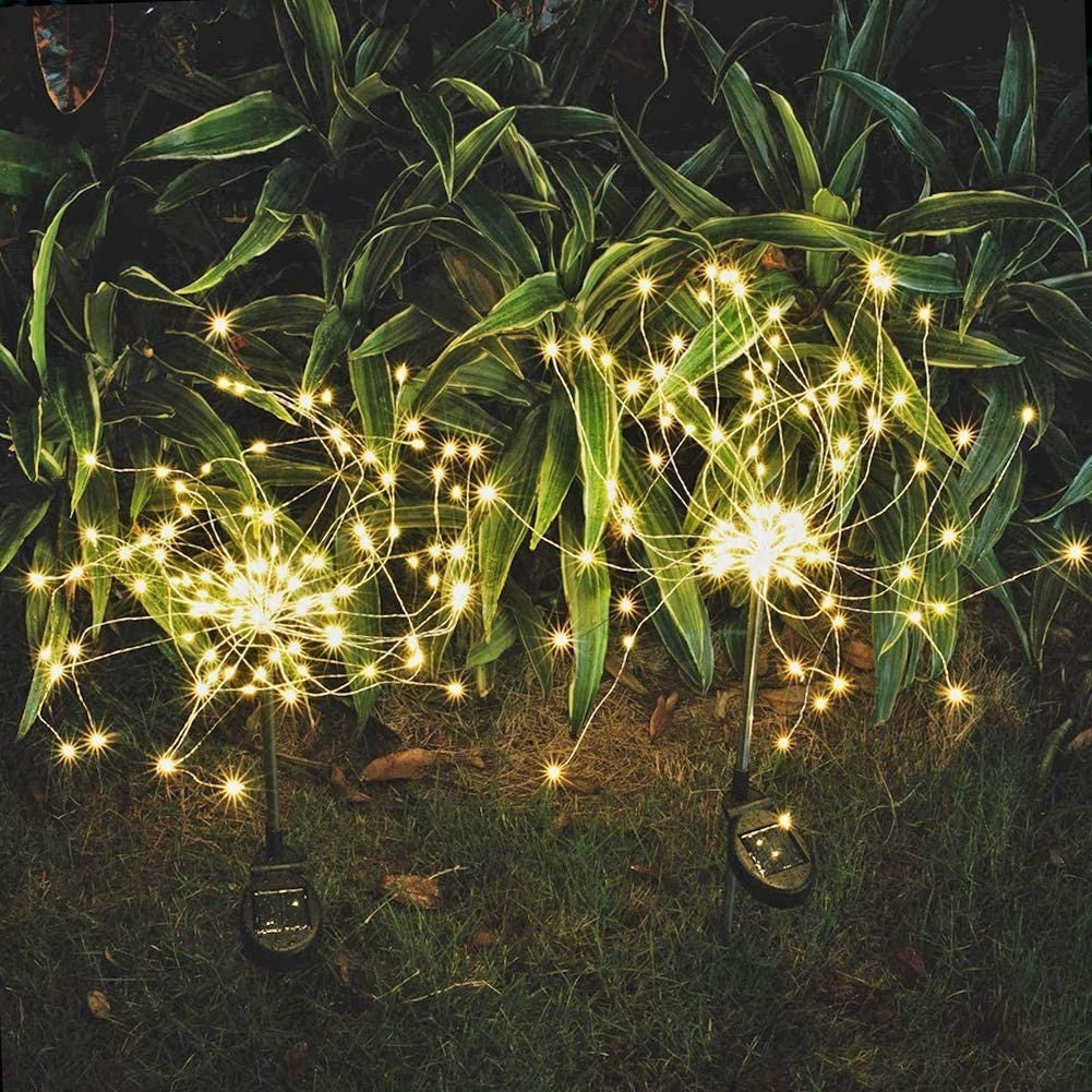 Outdoor LED Solar Gartenleuchte mit Erdspies - Warmweiss