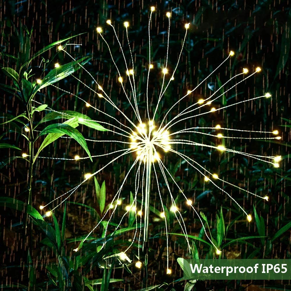 Outdoor LED Solar Gartenleuchte mit Erdspies - Warmweiss