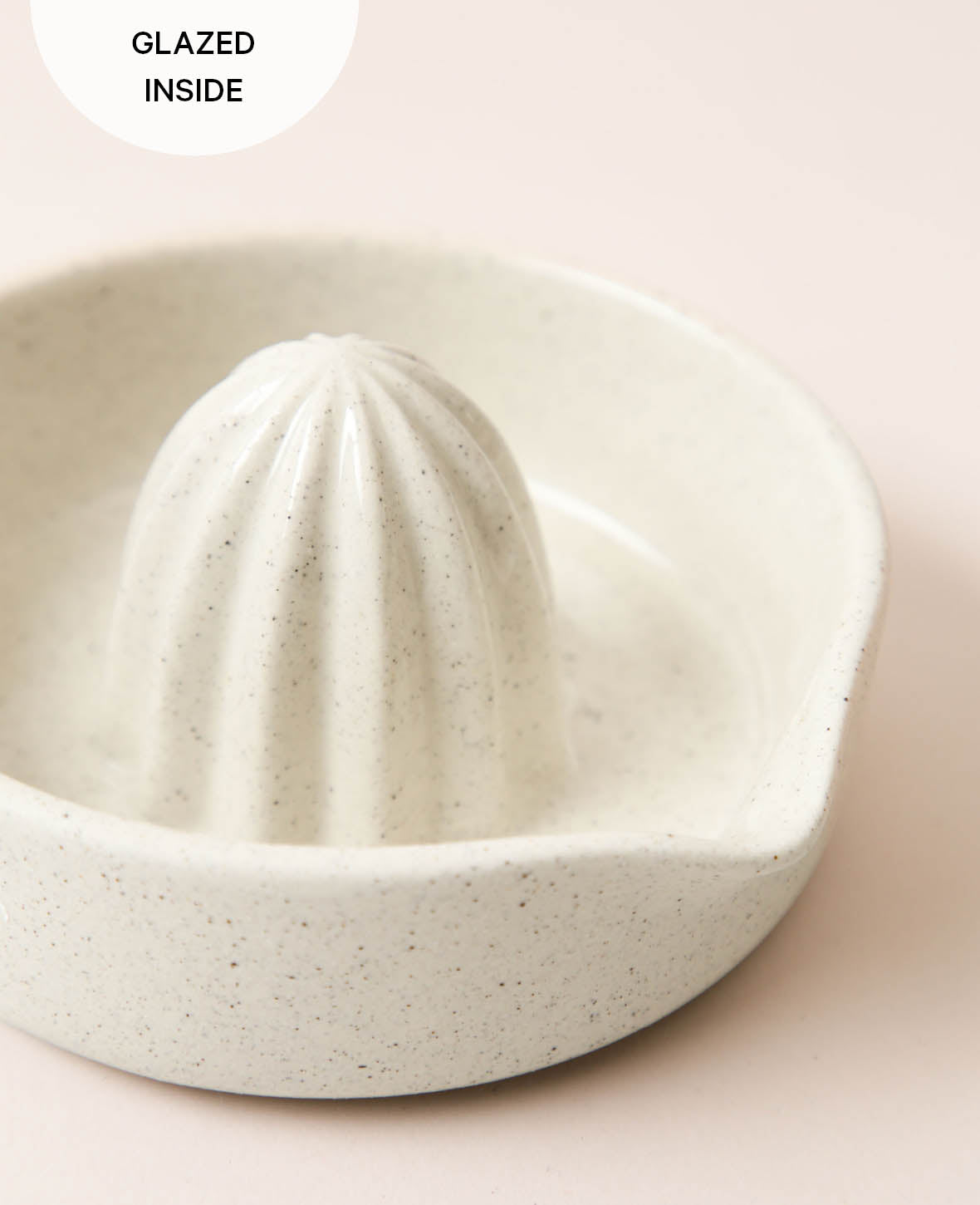 Ceramic juicer, sand, D12.5cm