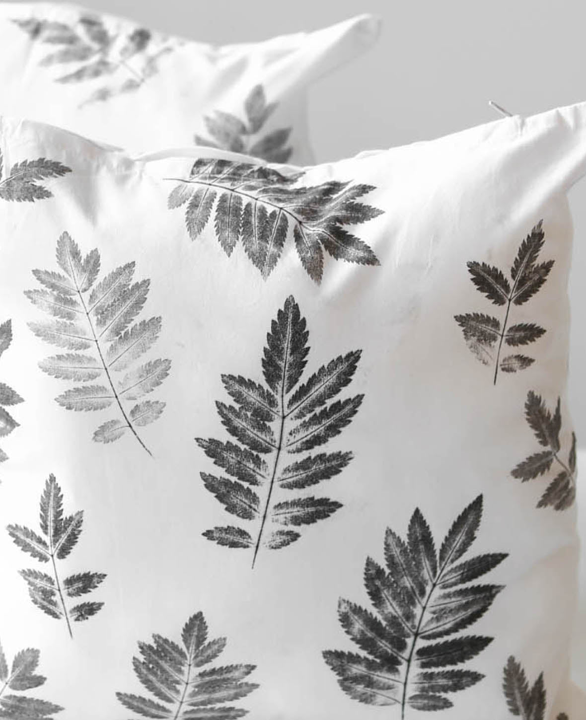 Housse de coussin, blanc, 40 x 40 cm