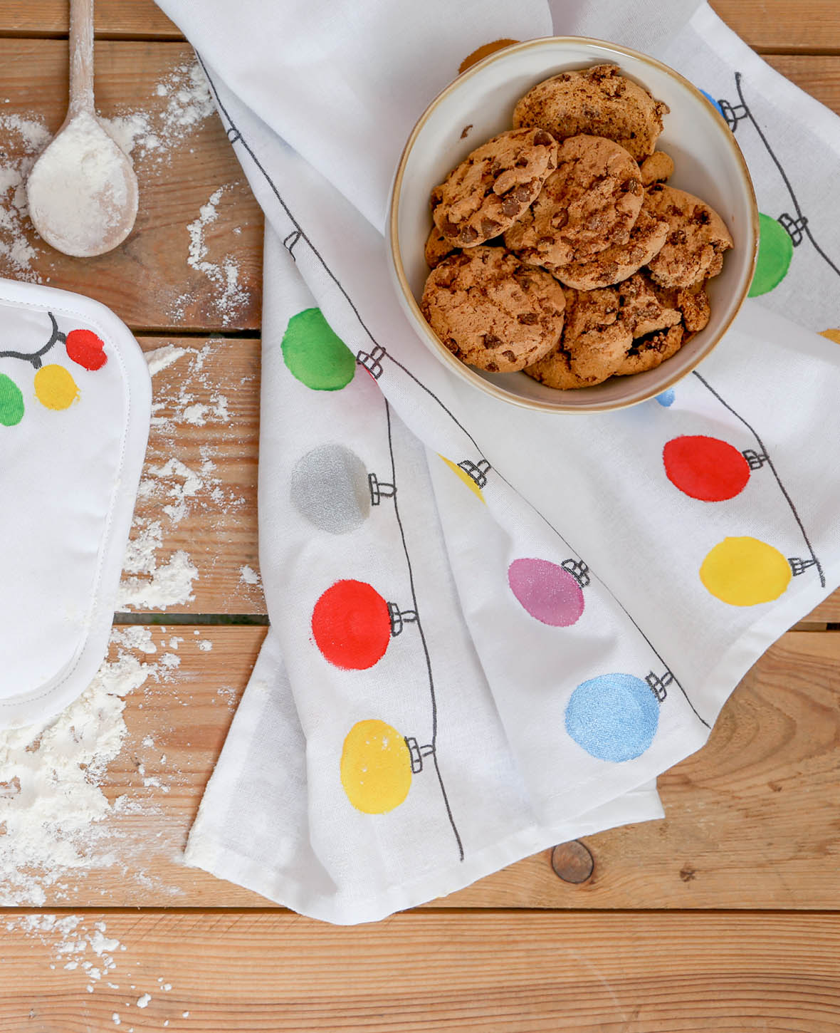 Kitchen Towel Set 50 x 85 cm, White, 5 pcs.