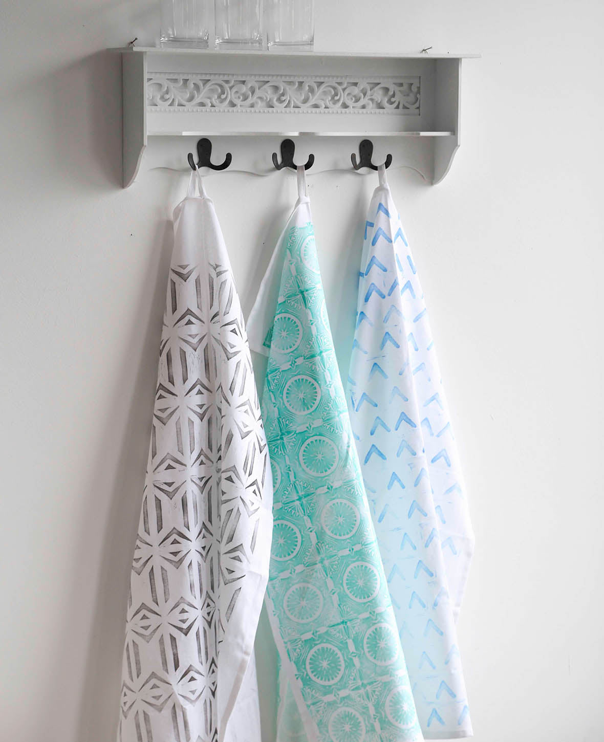 Kitchen Towel Set 50 x 85 cm, White, 5 pcs.
