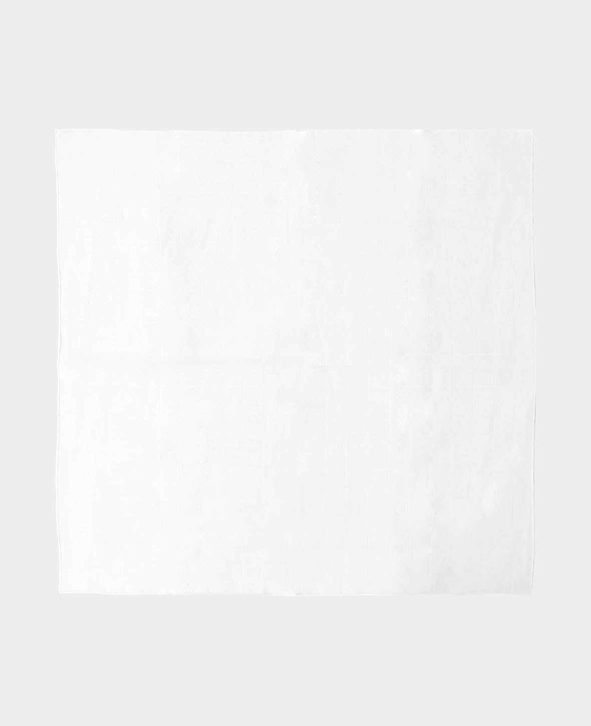Nuschituch Bio, Mulltuch aus 100% Baumwolle als Nuscheli für Babys und zum Besticken, Bedrucken, Bemalen und Bestempeln, Weiss, 62 x 62 cm
