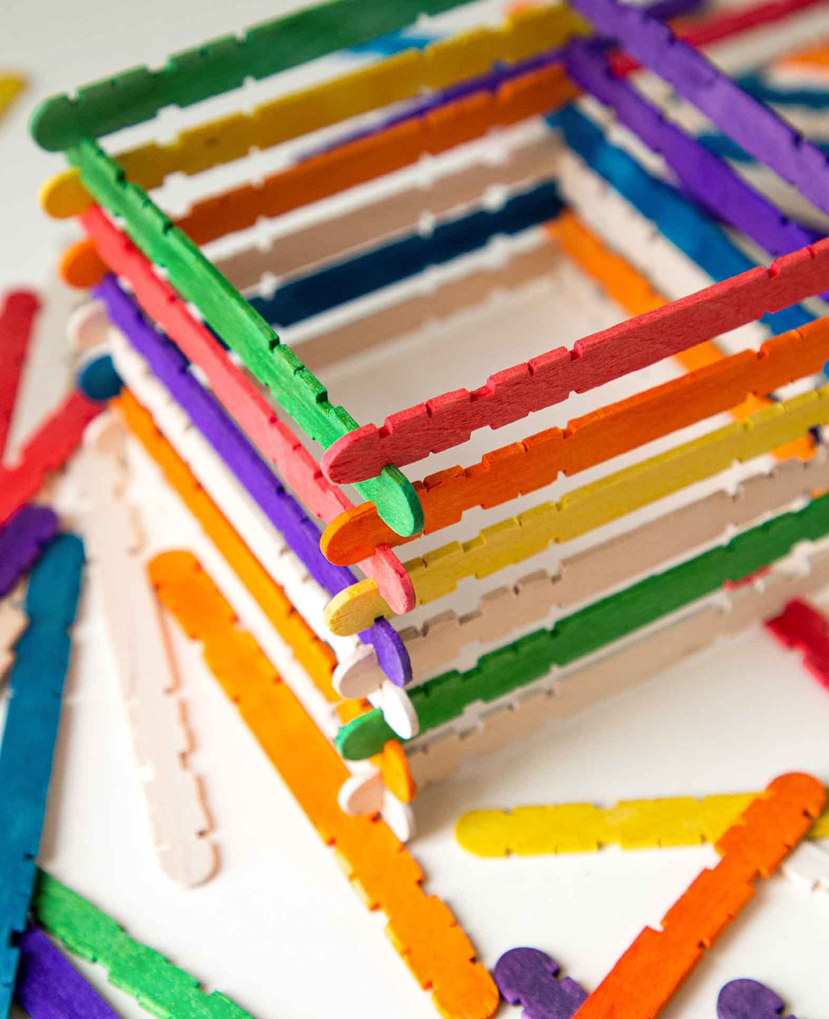Bâtonnets de bricolage à emboîter, 114 x 10 mm, 50 pc.