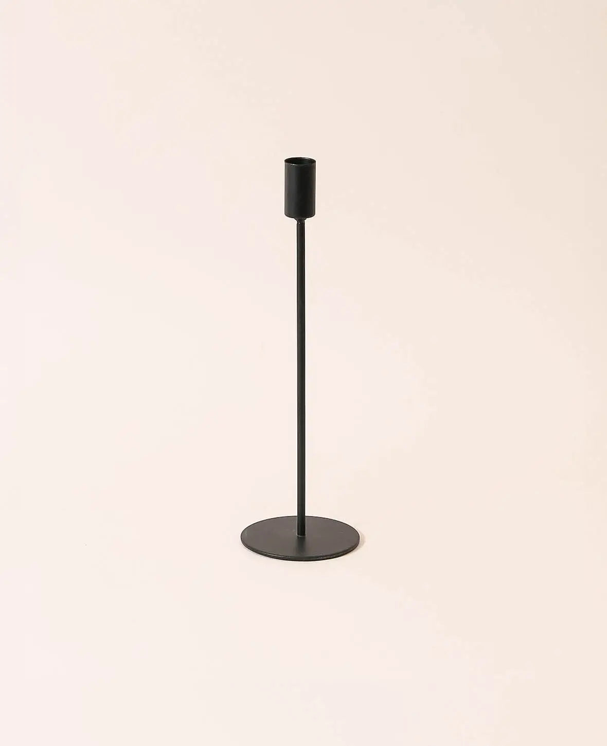 Candlestick, black, 29cm