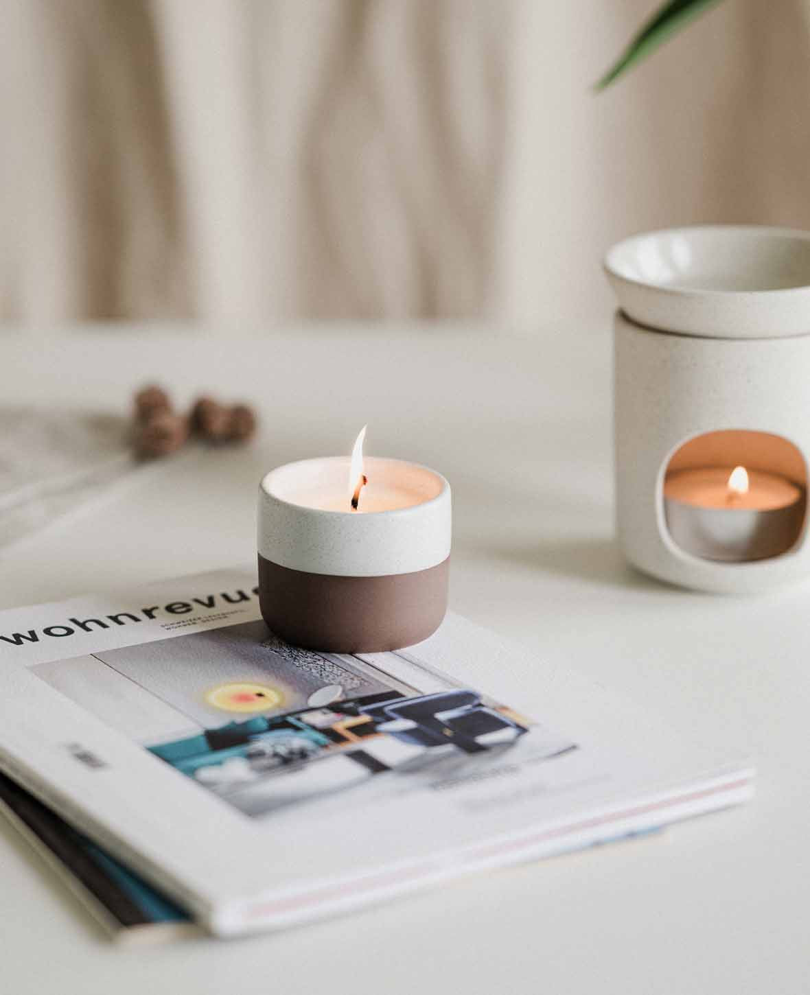SoTrue Candle Ceramic, Orchid Bamboo