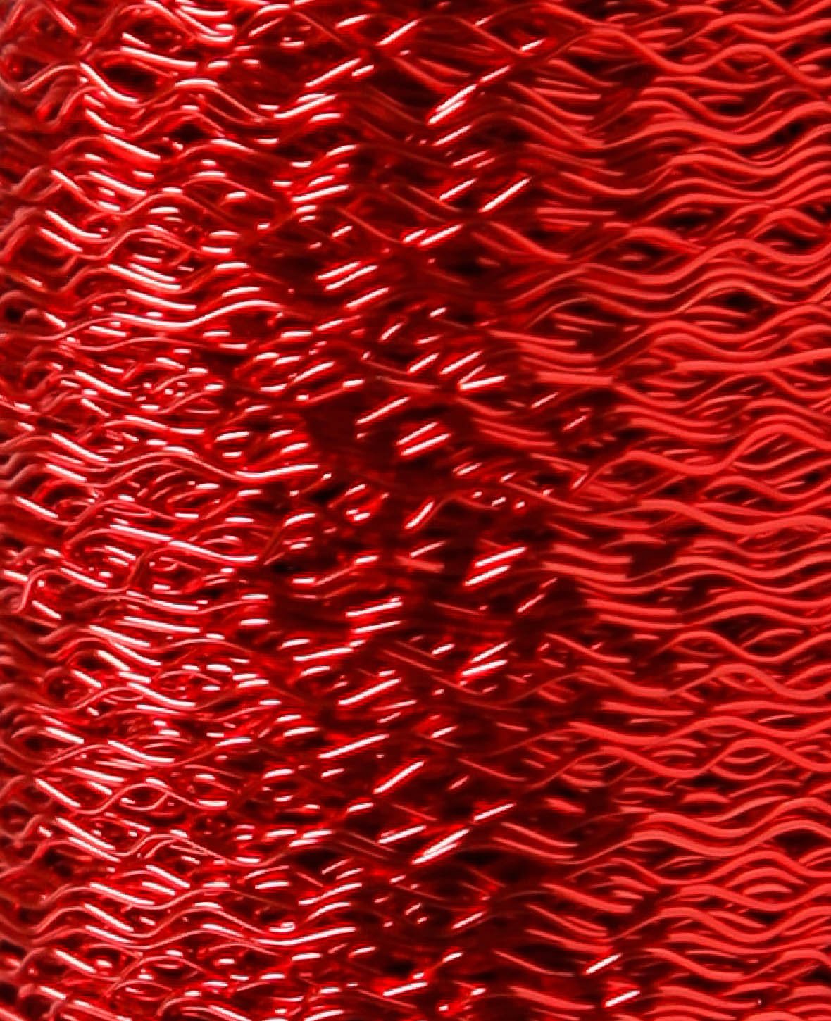 Effet fil métallique, rouge, 0.25 mm x 50 m