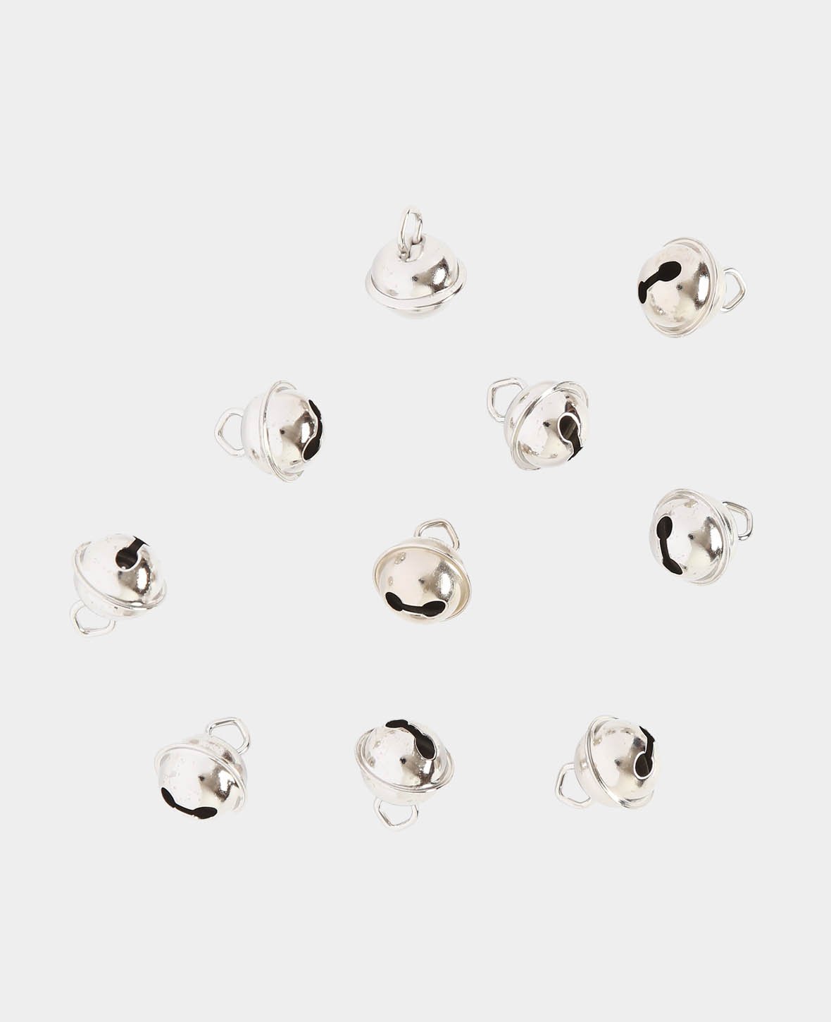 Grelot argenté, ø 11 mm, 10 pièces