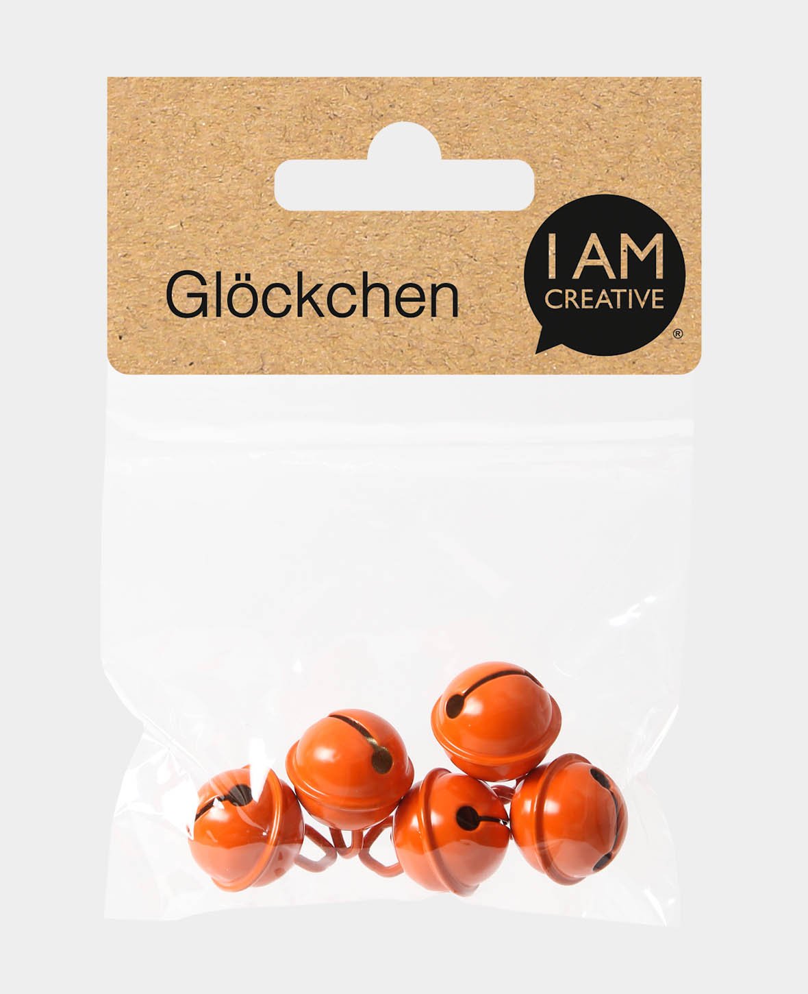Clochettes, orange Ø 15 mm, 5 pièces
