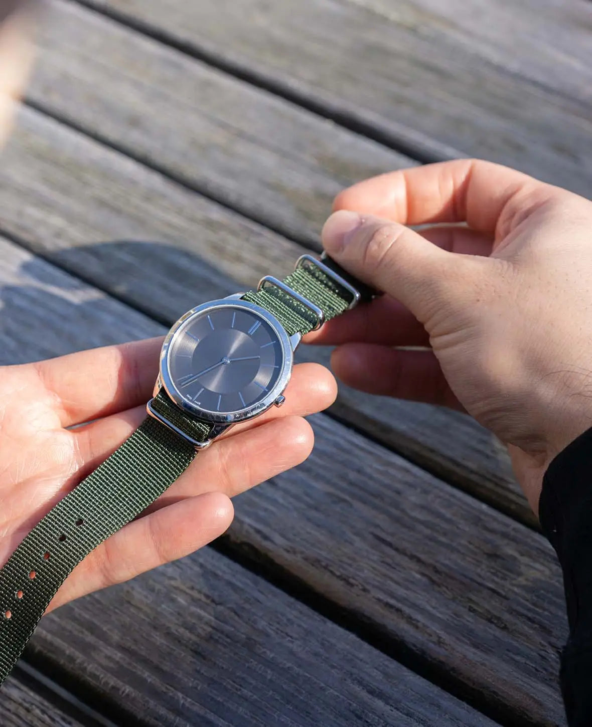 Natostrap Uhrenarmband Olive