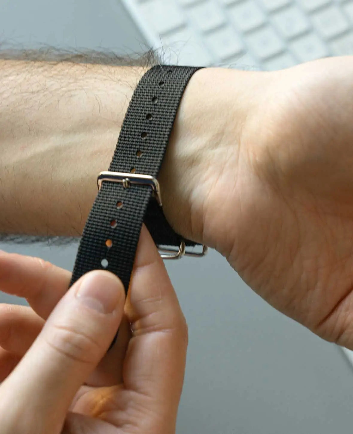 Bracelet de montre Nato noir