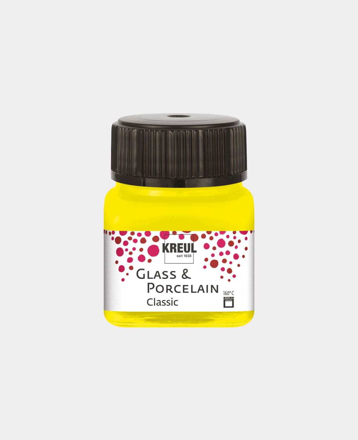 KREUL Glas- & Porzellanfarbe, Kanariengelb, 20 ml