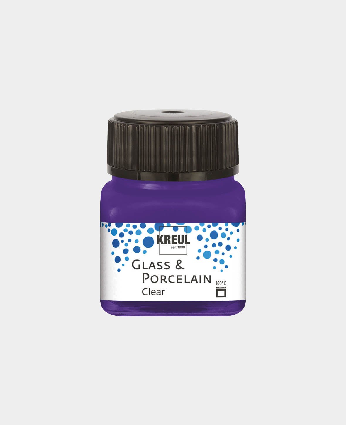 KREUL Glas- & Porzellanfarbe, Transparent / Violett, 20 ml