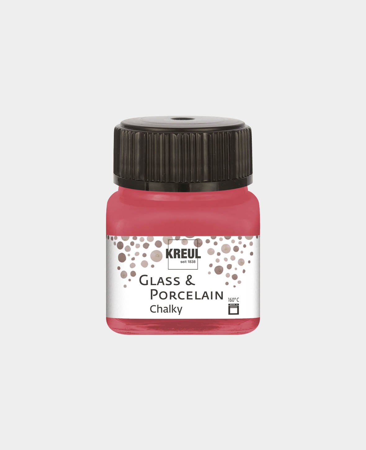 KREUL Glas & Porzellanfarbe Chalky, Cozy Red, 20 ml