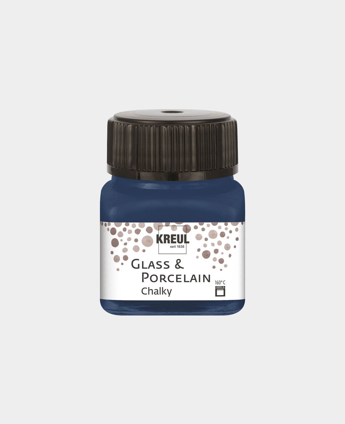 KREUL Glas & Porzellanfarbe Chalky, Navy Blue, 20 ml
