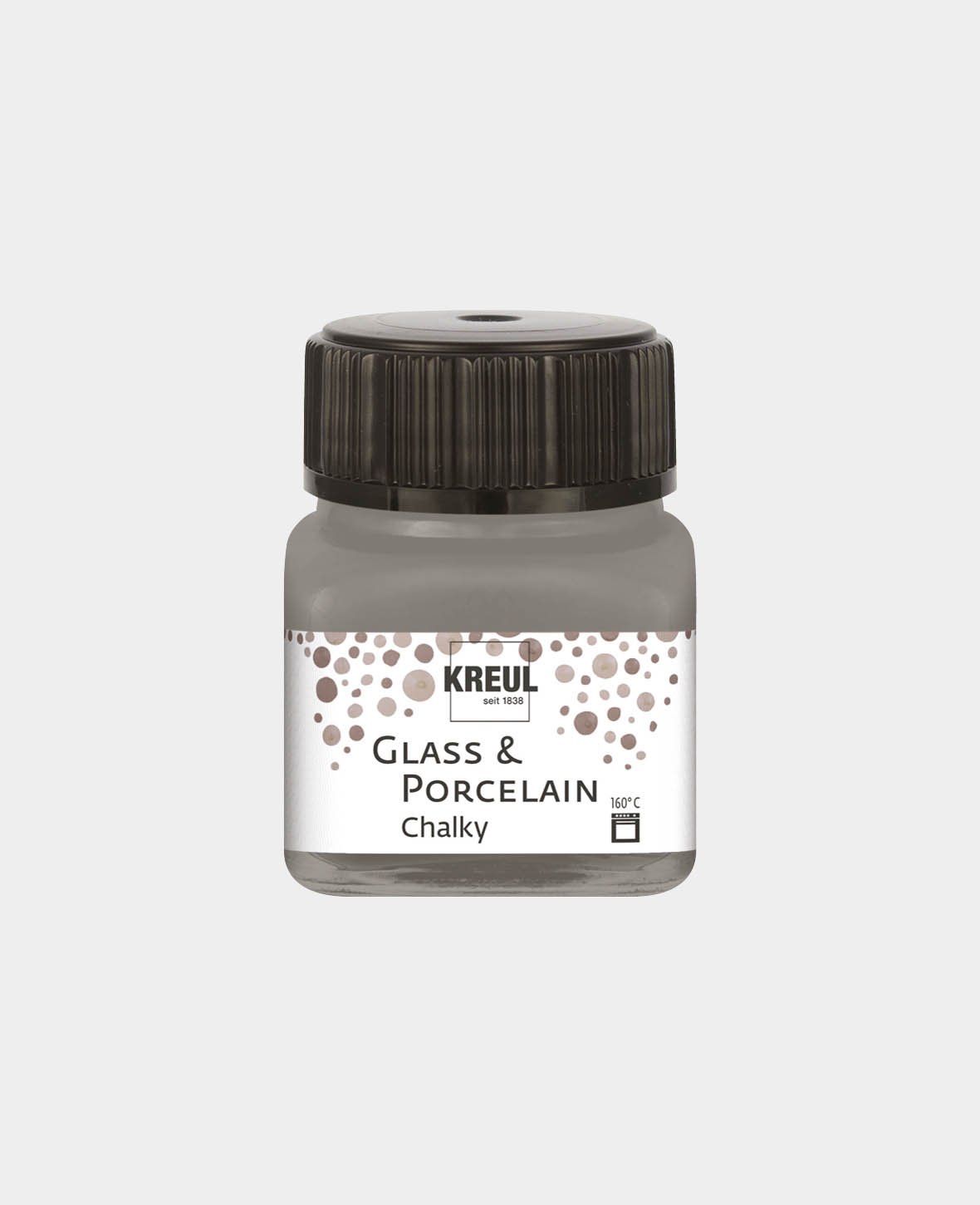 KREUL Glas & Porzellanfarbe Chalky, Smoky Stone, 20 ml