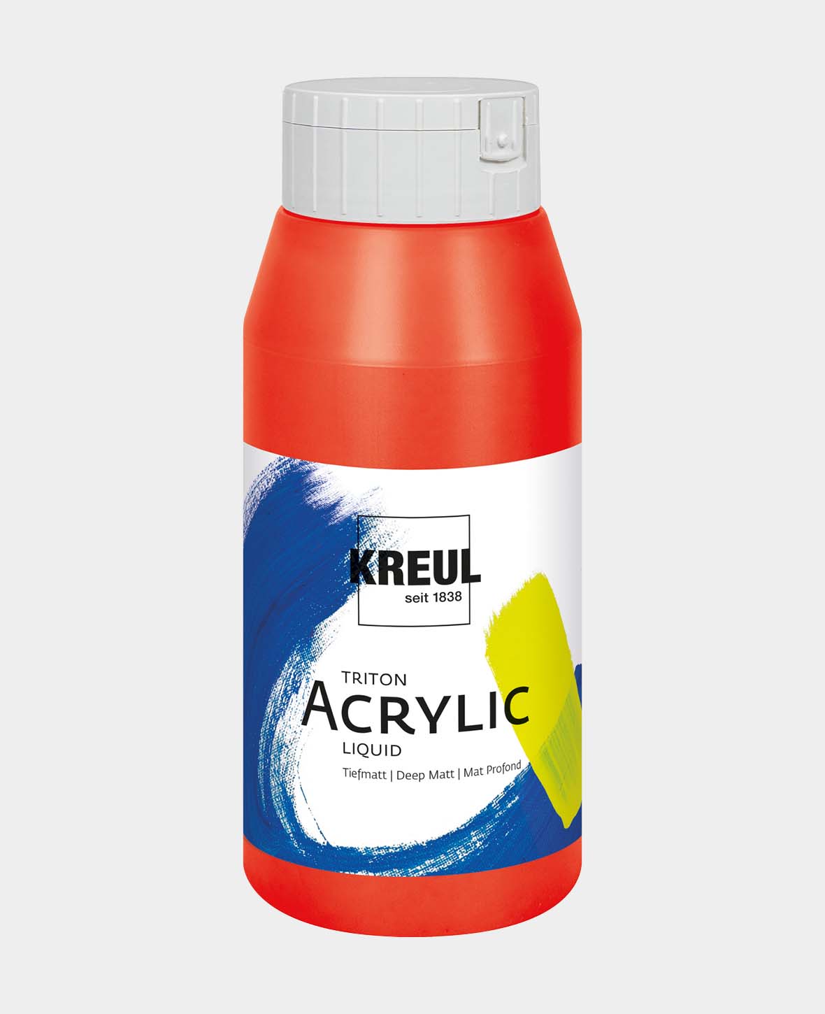 Triton Acrylic Liquid, auf Wasserbasis, Zinnoberrot, 750 ml