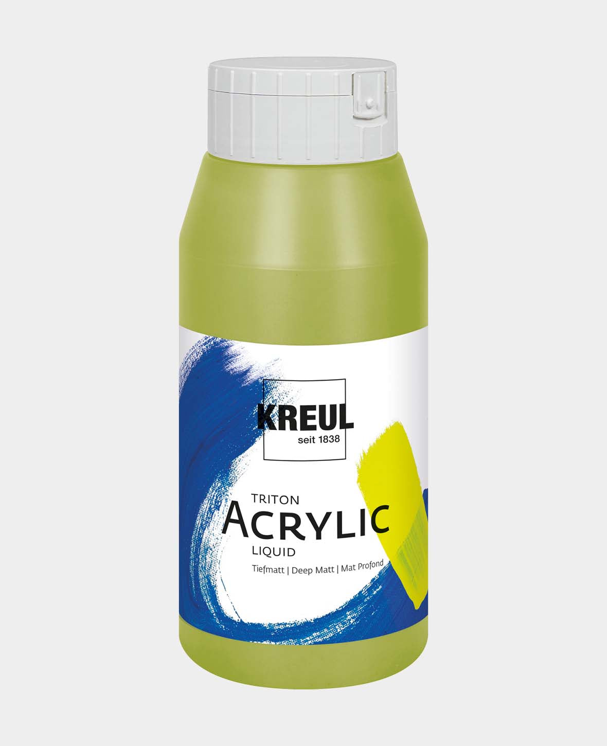Triton Acrylic Liquid, auf Wasserbasis, Olivgrün hell, 750 ml