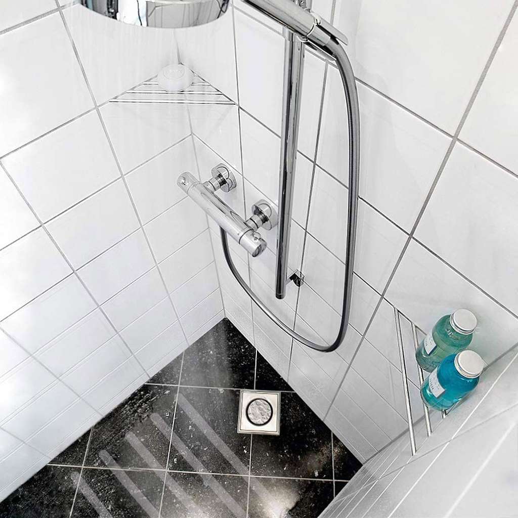 (Set de 19 pièces) 2 autocollants antidérapants auto-adhésifs de 38 cm, douche