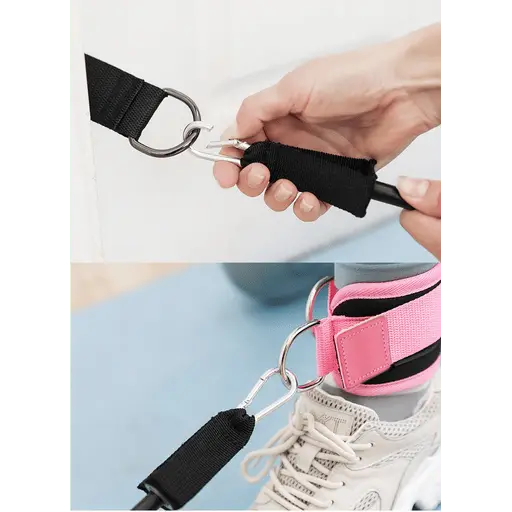 (1 Paire) Sangles de cheville unisexes pour poulie de câble de fitness
