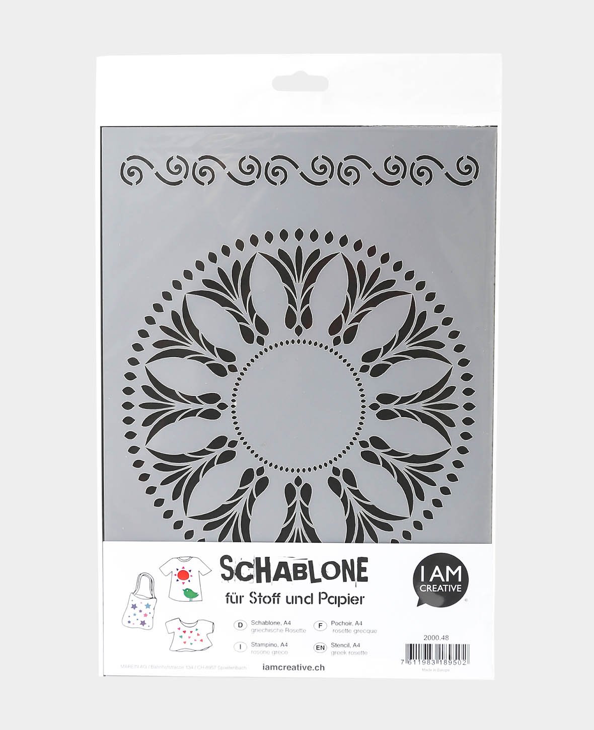 Gabarit A4, Rosette