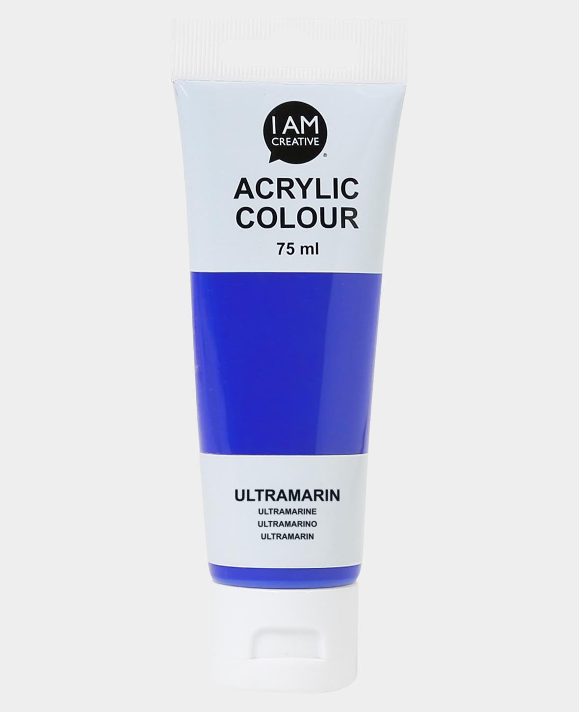 Acrylfarbe, Ultramarinblau, 75 ml