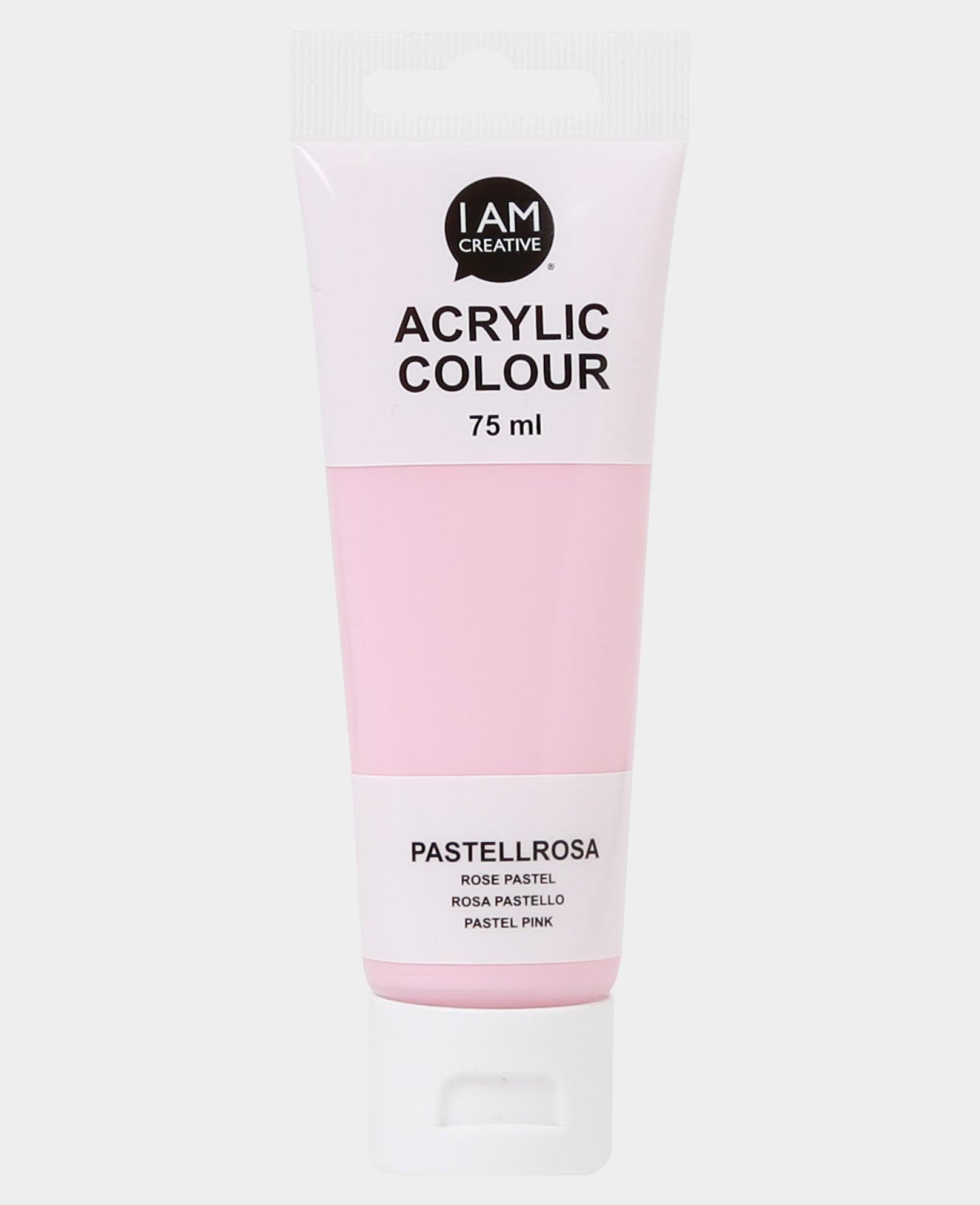 Peinture acrylique, rose pastel, 75 ml