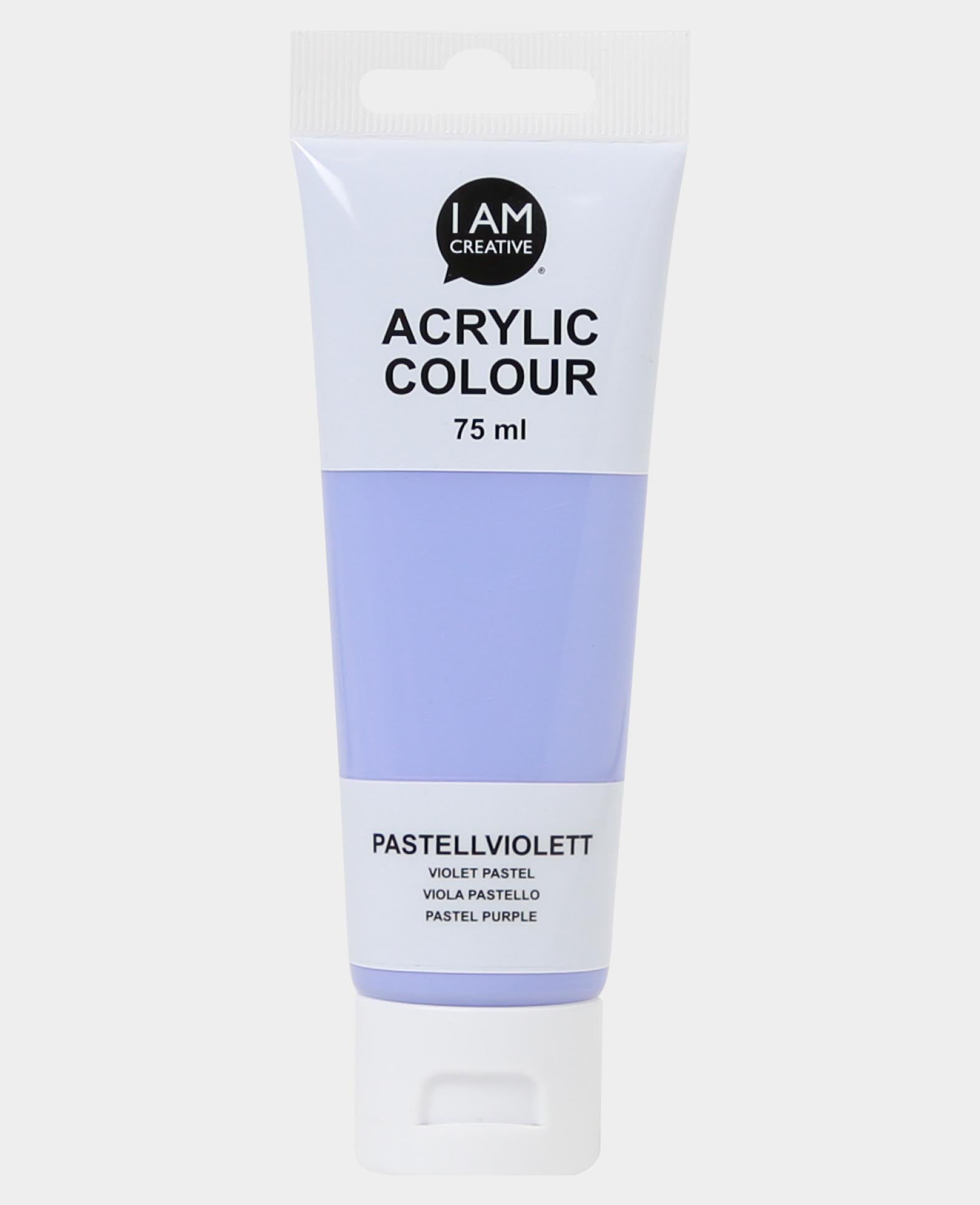 Acrylfarbe, Pastellviolett, 75 ml