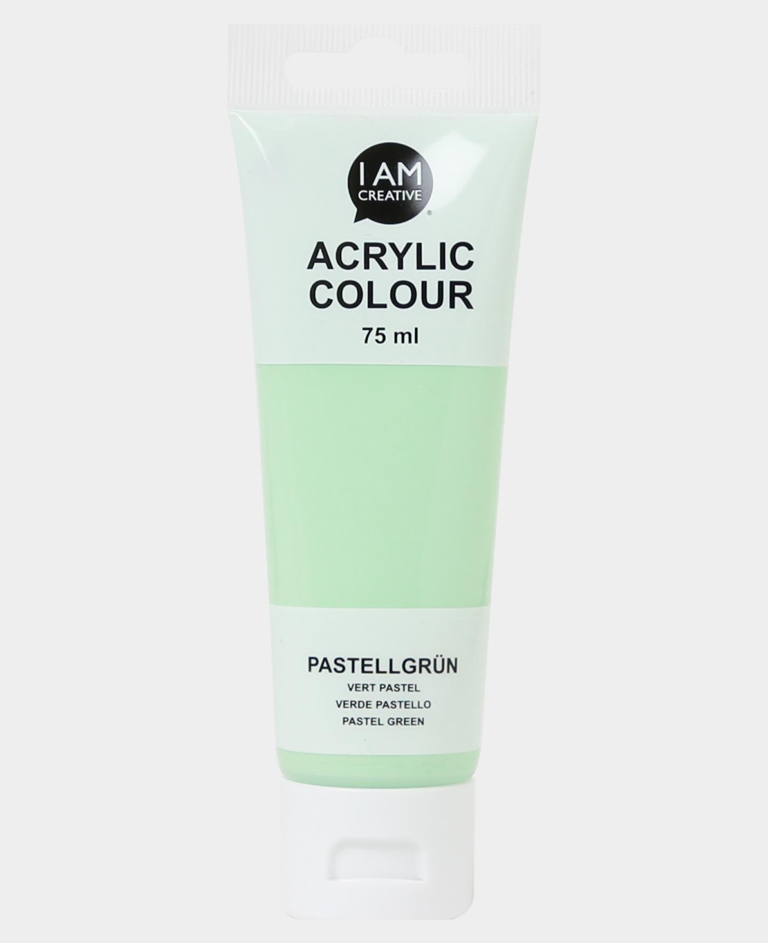 Peinture acrylique, vert pastel, 75 ml