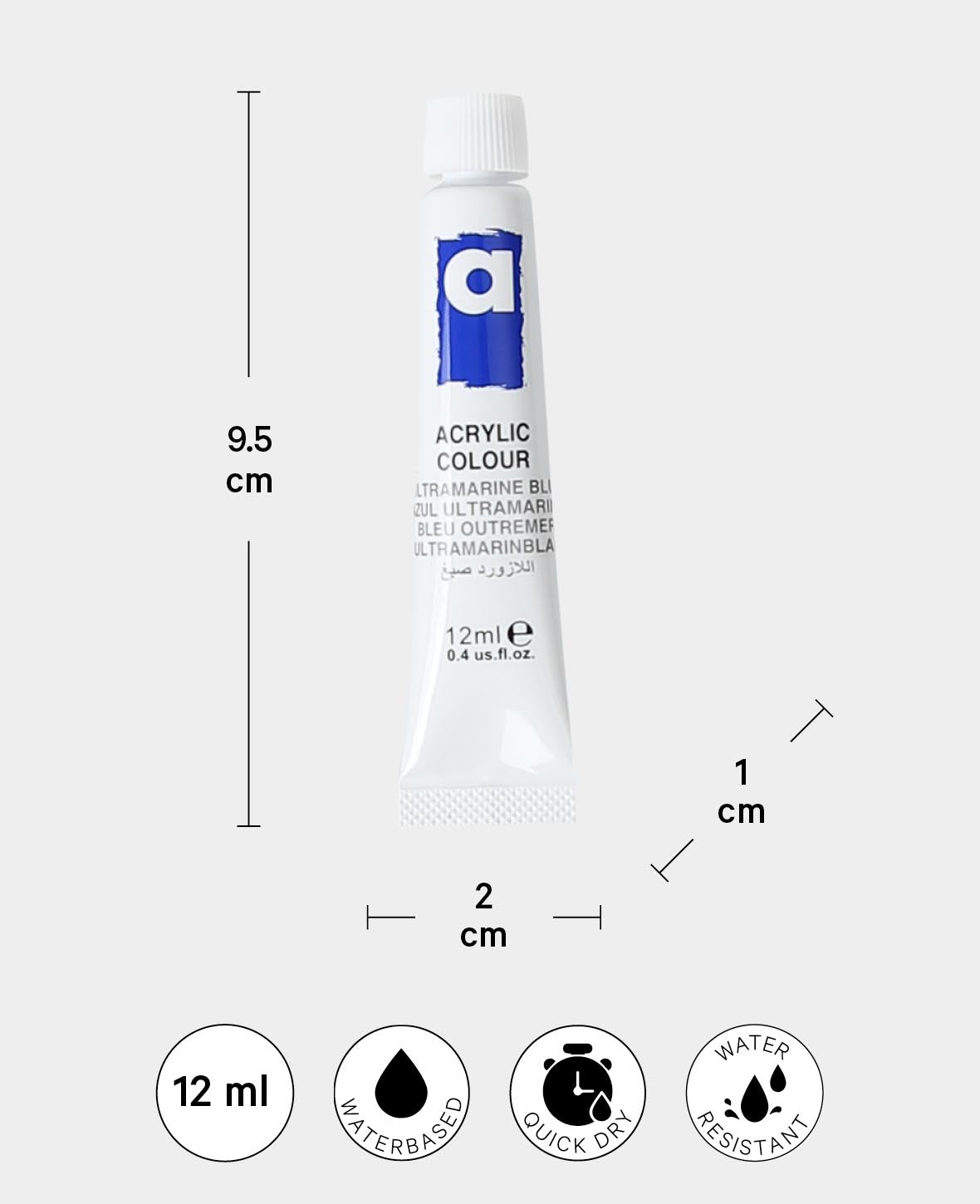 Acryl Set Basic, 24 x 12 ml