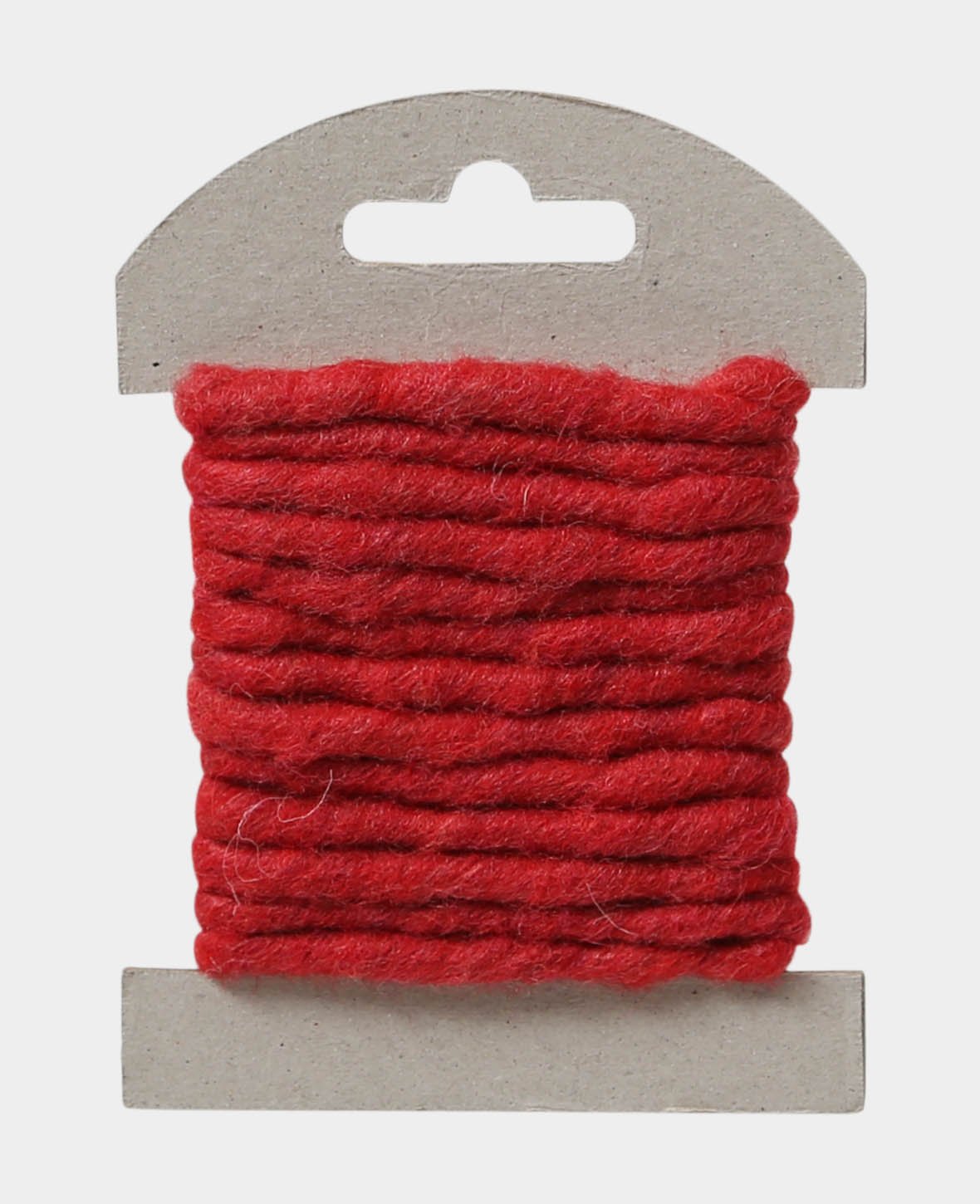 Cordon en feutre, rouge, 10 mm x 2 m