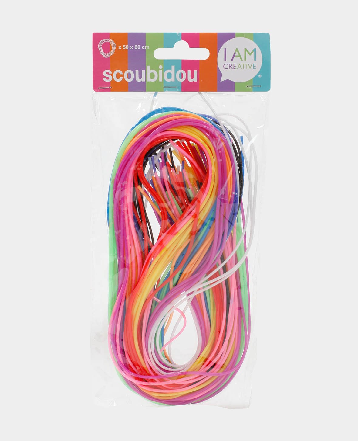 Scoubidou 80 cm, multicolore
