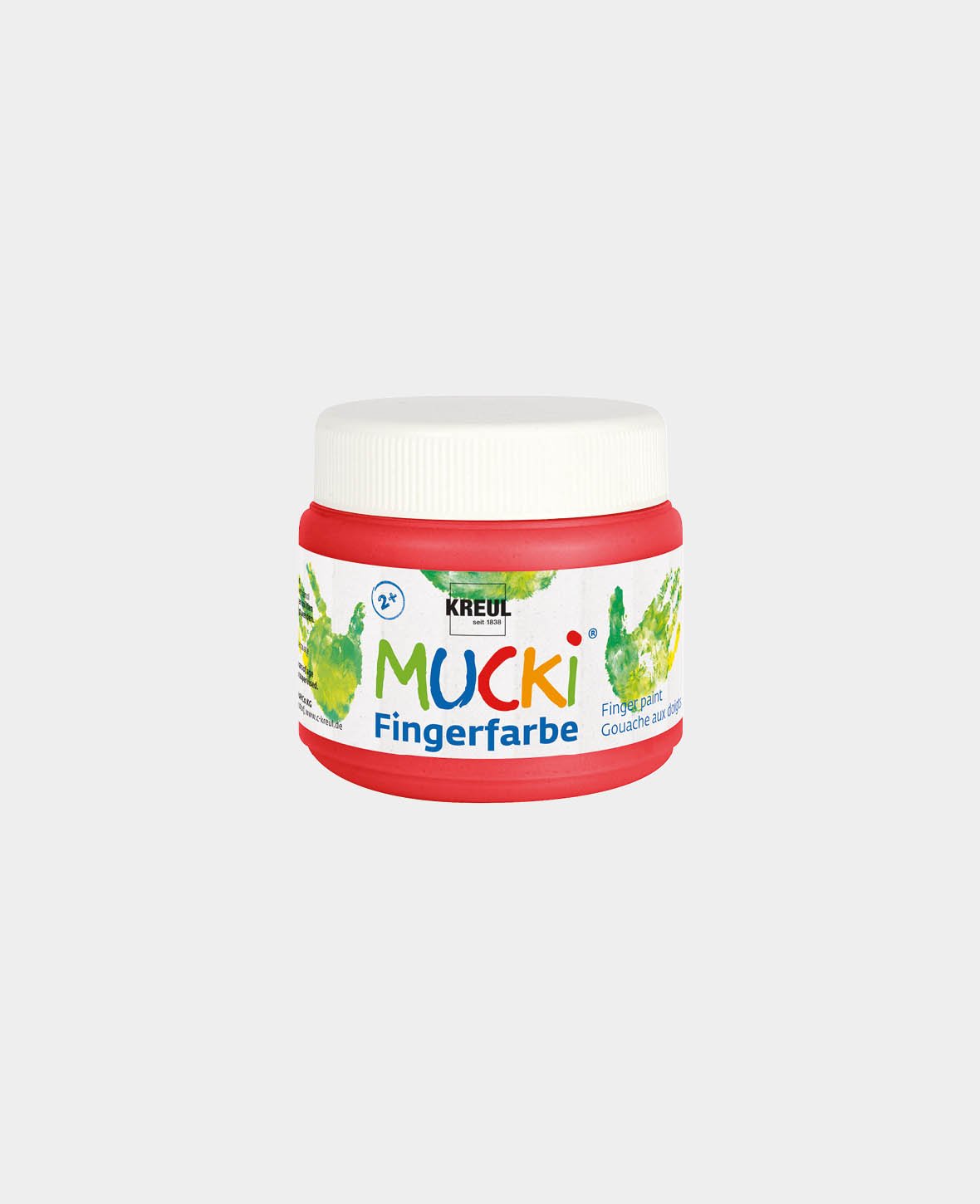 MUCKI Fingerfarbe Rot 150 ml