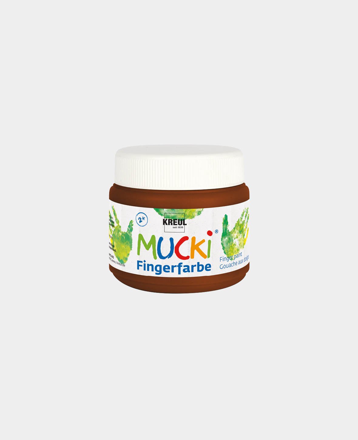 MUCKI Fingerfarbe Braun 150 ml