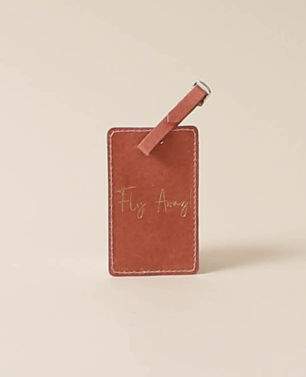 Roter Gepäckanhänger, "Fly Away", 6.6 cm