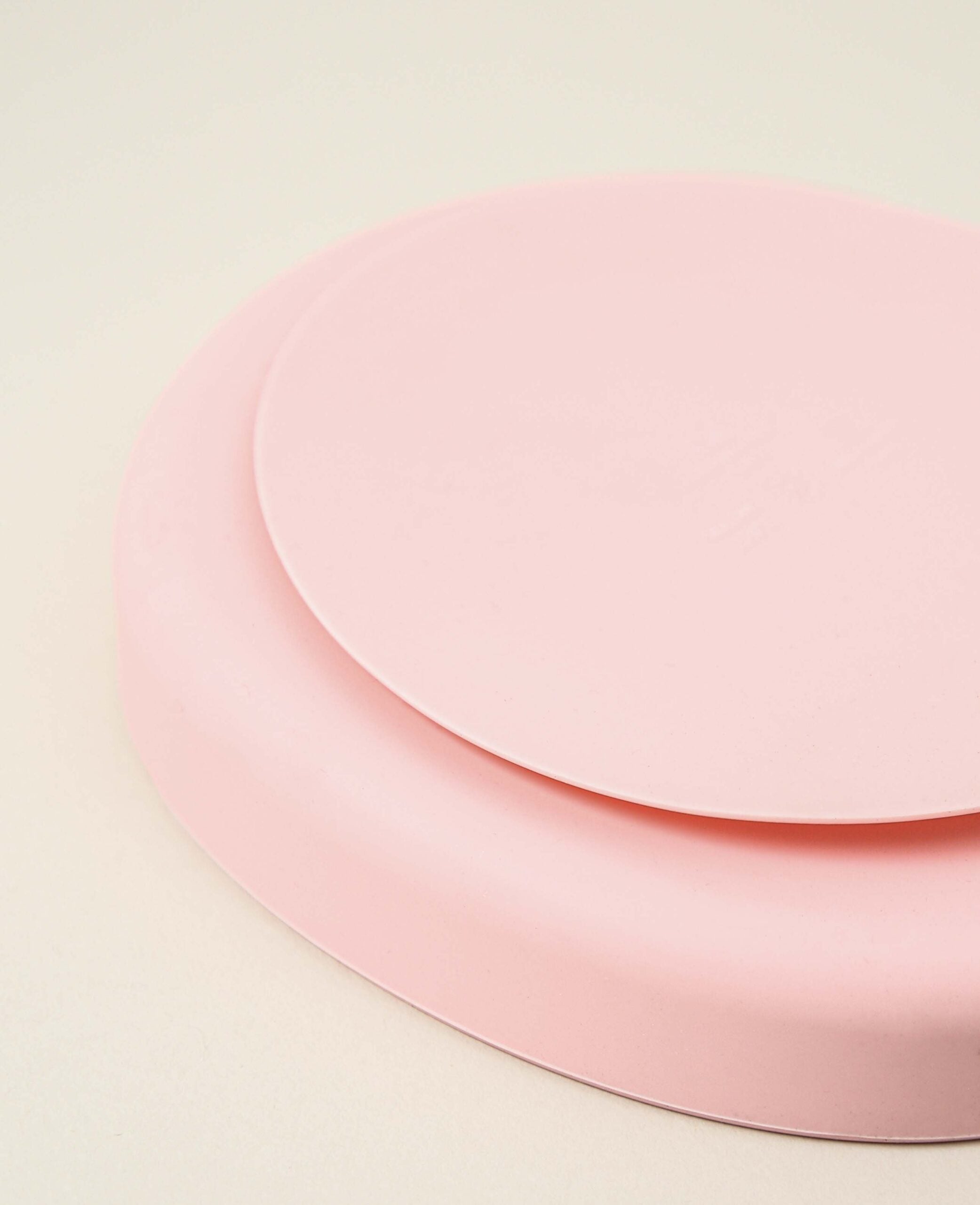 Assiette enfant, monstre, rose
