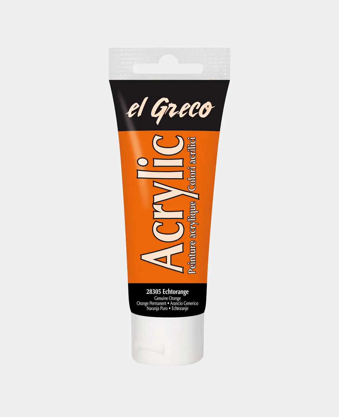 el Greco Acryl 75ml,Echtorange