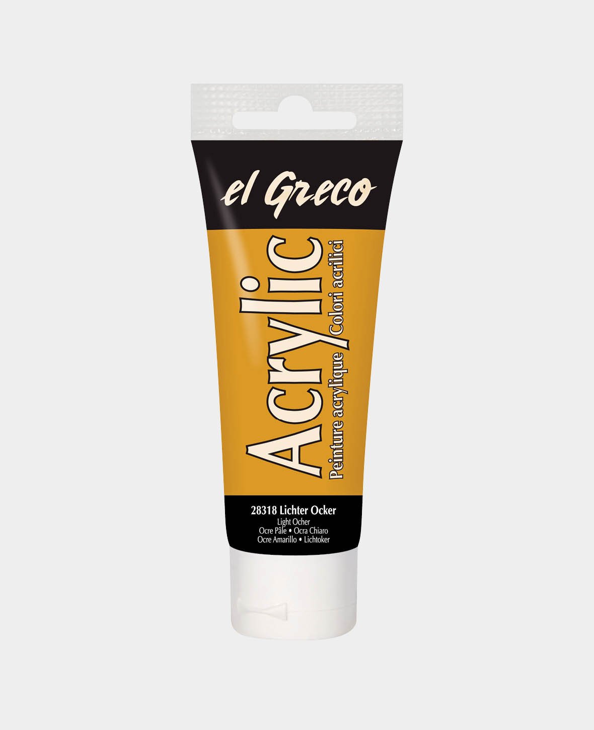 el Greco Acryl 75ml,Lichter Ocker