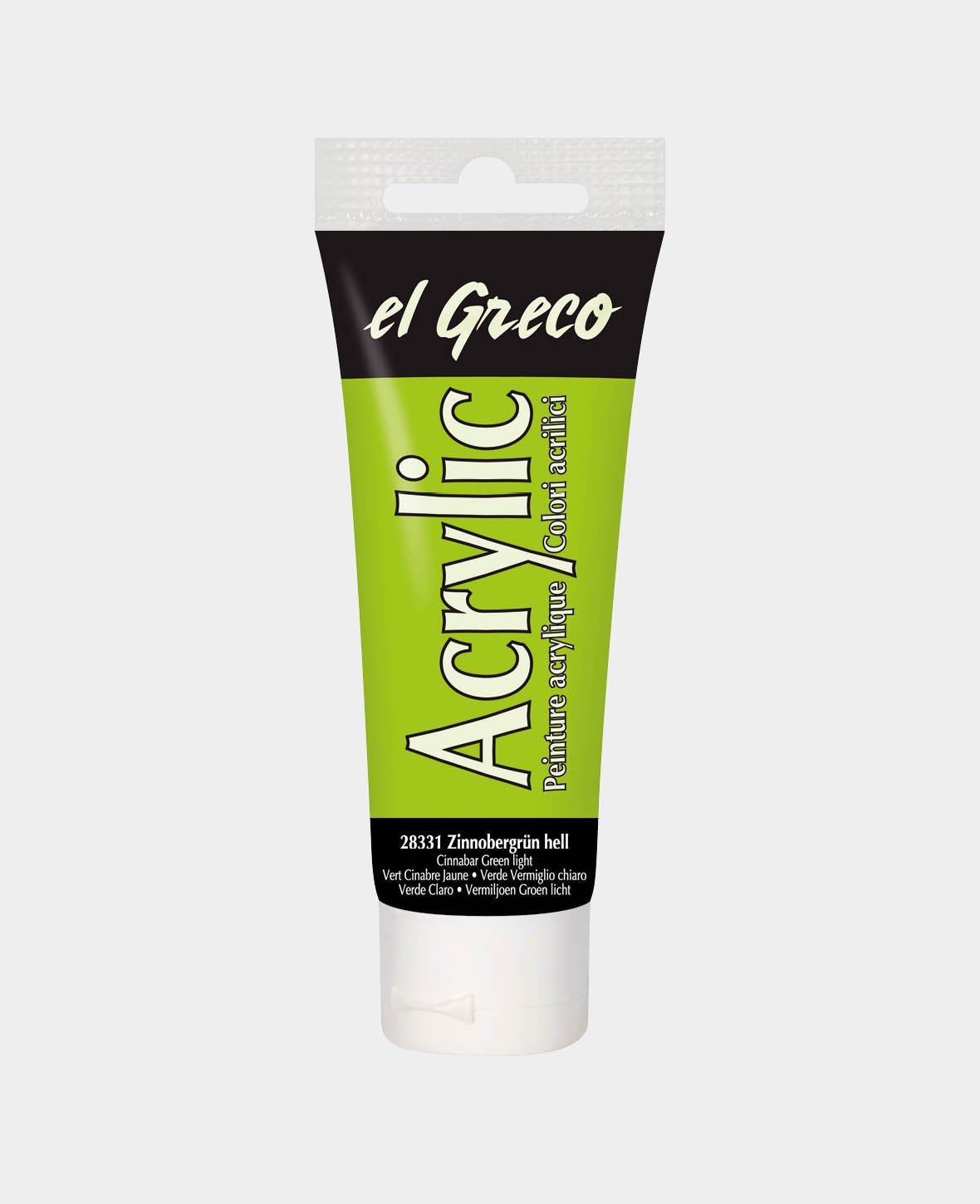 el Greco Acrylic 75ml, Tin Green Light