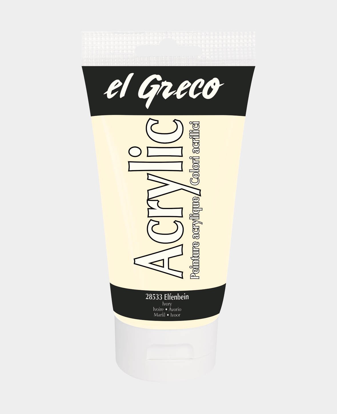 el Greco Acryl 150ml,Elfenbein