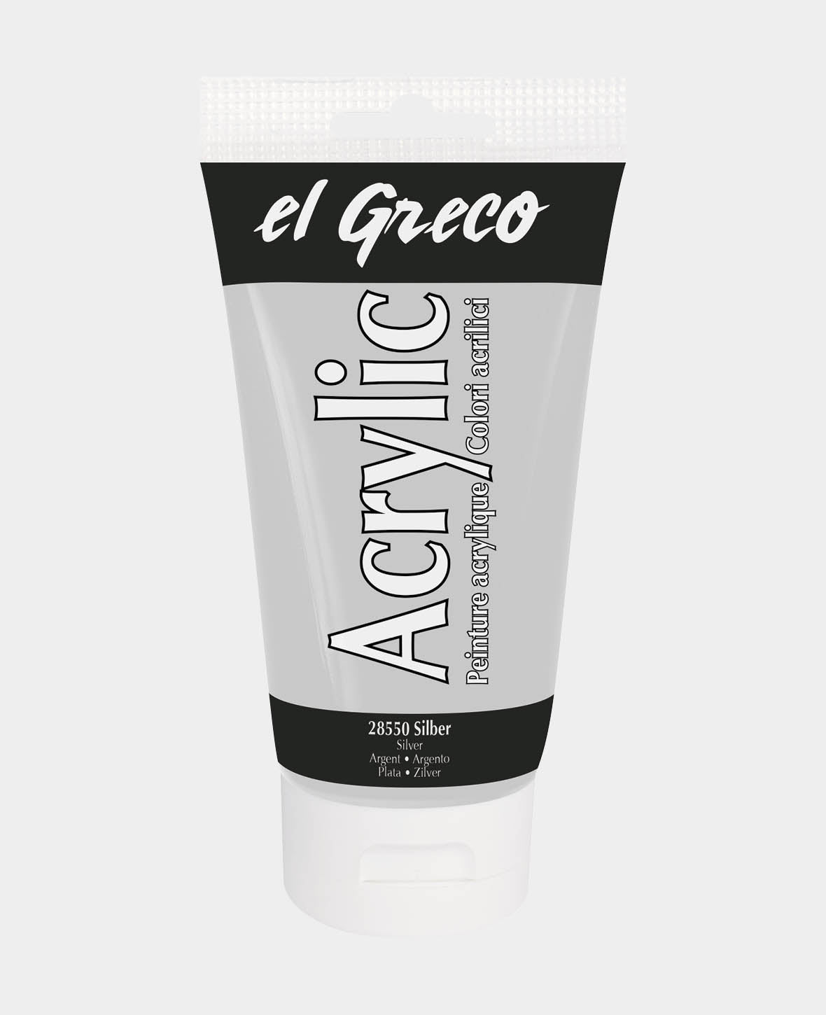 el Greco Acryl 150ml,Silber
