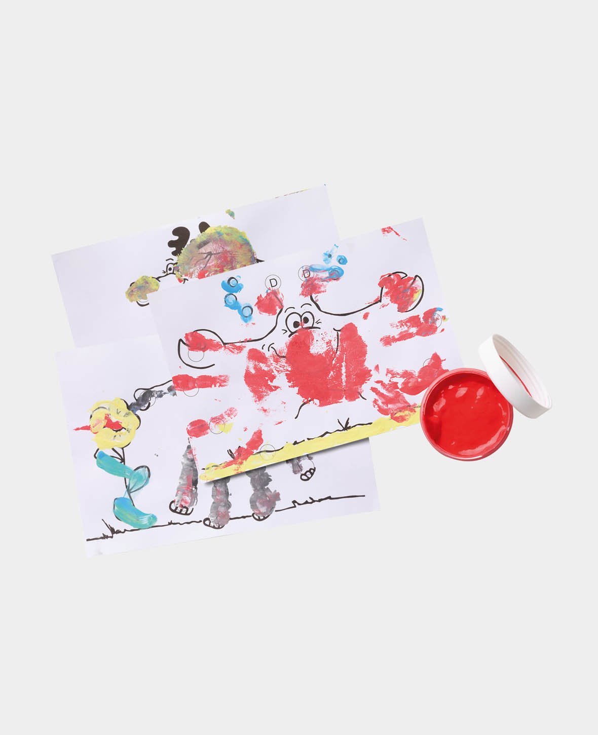 MUCKI FarbenSpielKiste Wir malen mit Händen und Fingern.