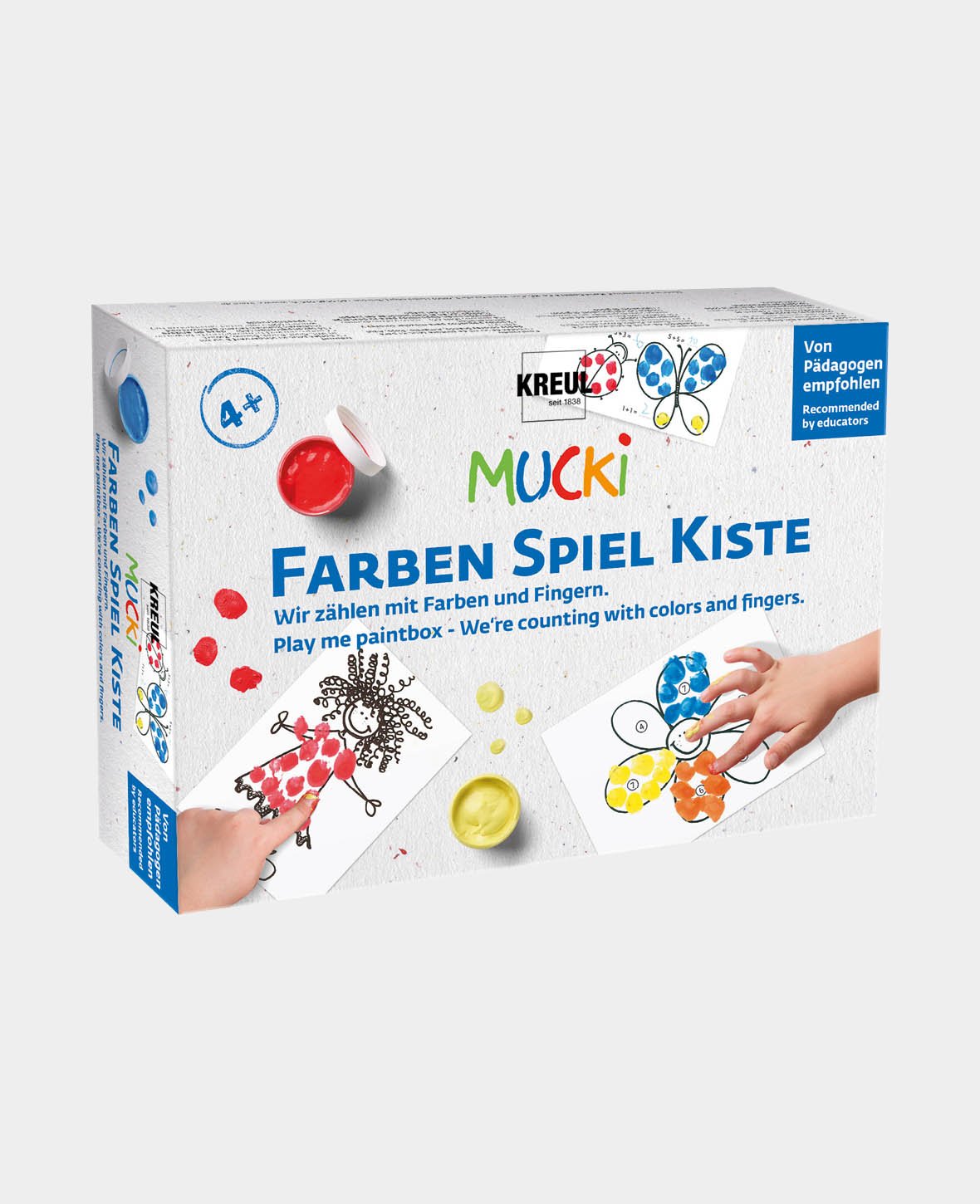 MUCKI FarbenSpielKiste Wir zählen mit Farben und Fingern.