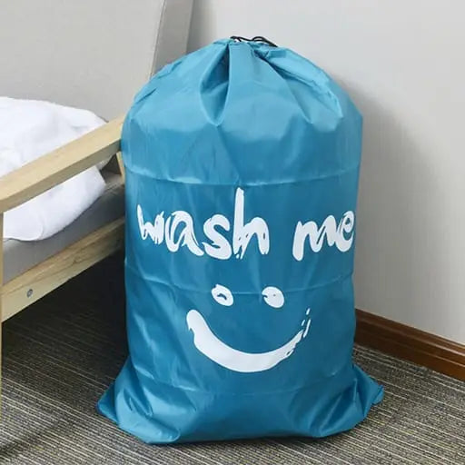 (Set of 2) 95x68cm Foldable Travel Laundry Bag Dirty Laundry Storage