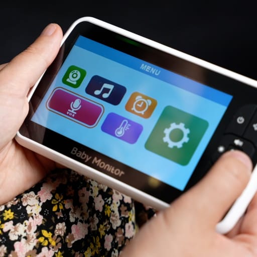 Babyphone caméra 2 en 1 sans fil numérique avec moniteur LCD TFT vidéo 5 pouces