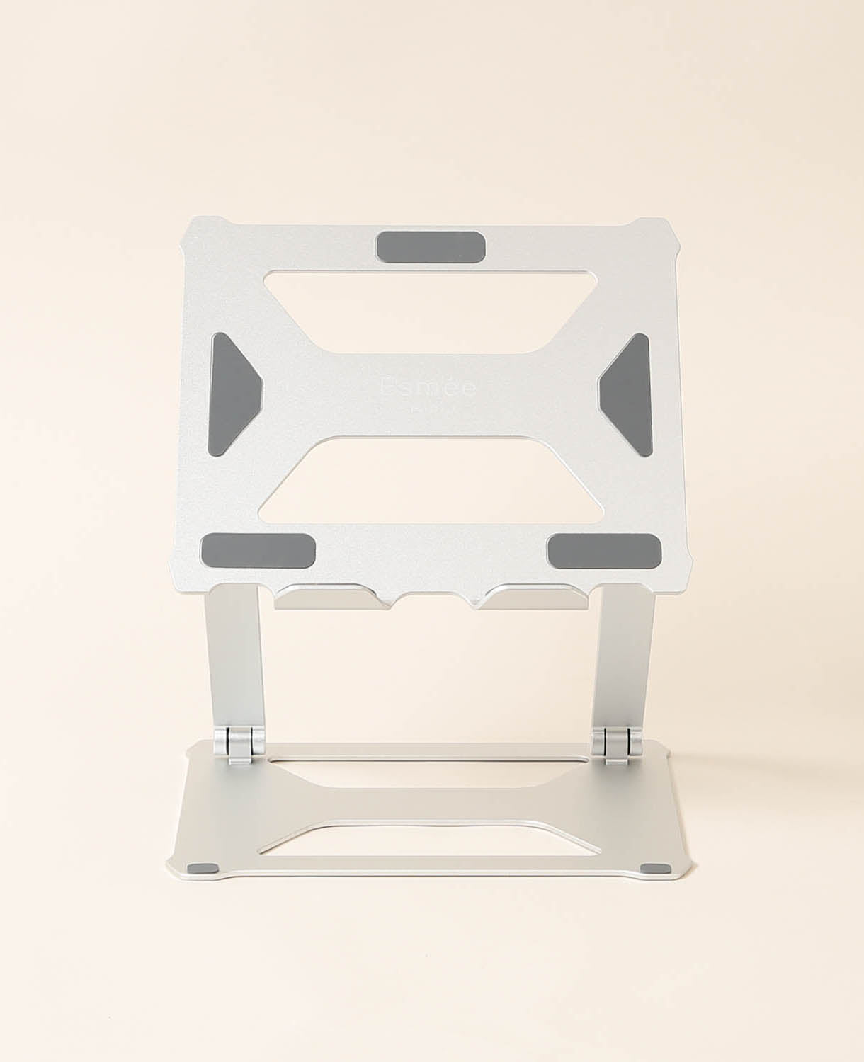 Verstellbarer Laptopstand, silberner Laptophalter für's Homeoffice