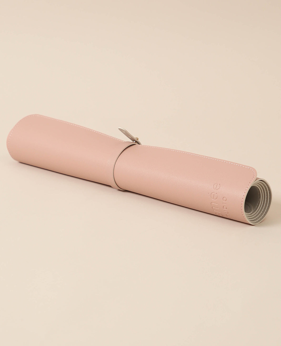 Schreibtischmatte aus veganem Leder in Rosa, mit rutschfester Unterseite, 80 x 40 cm